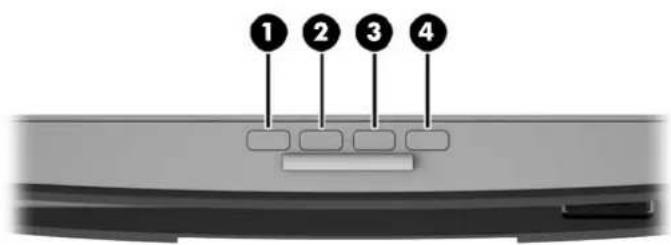 HP EliteDisplay E240c - Commandes d'affichage à l'écran - 1