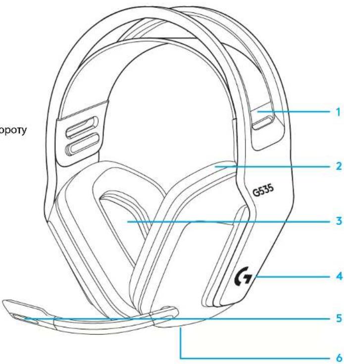 LOGITECH G535 - ПІДГОТОВКА ДО РОБОТИ - 7