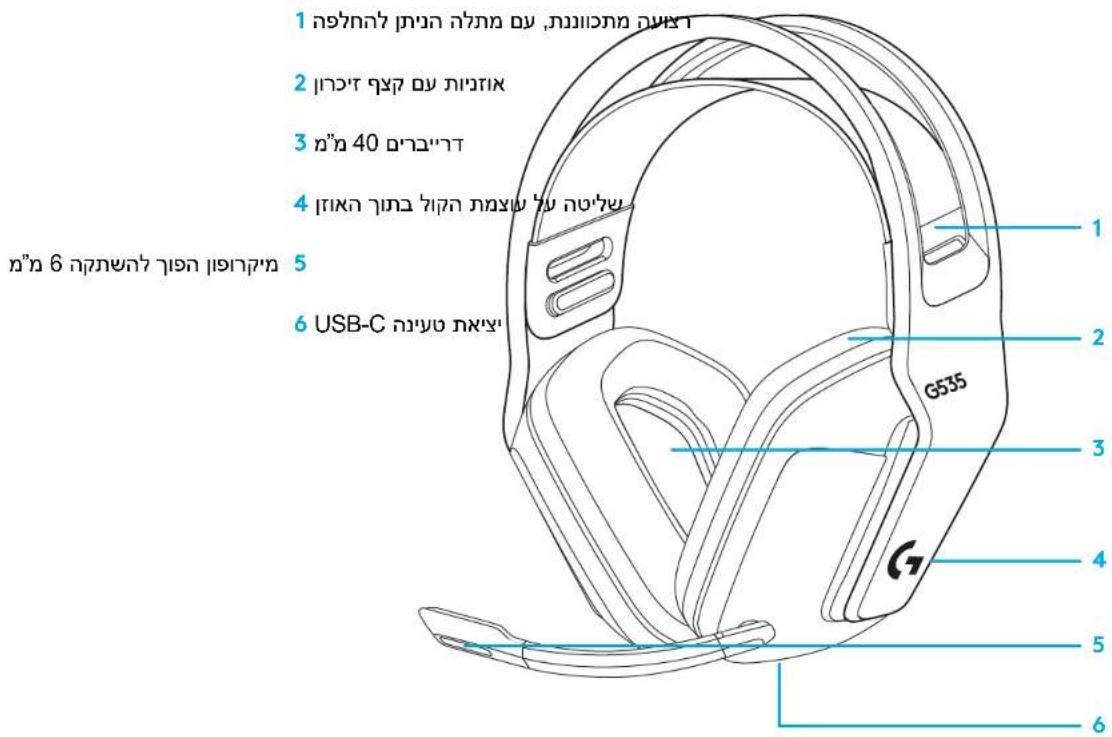 LOGITECH G535 - תְבָרִי - 1