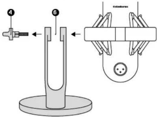 STEELSERIES Alias Pro - ATTACHING TO A BOOM ARM - 2