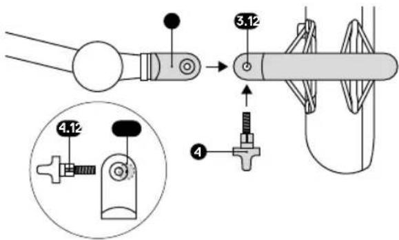STEELSERIES Alias Pro - ATTACHING TO A BOOM ARM - 3