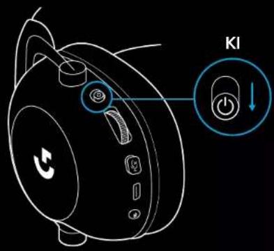 LOGITECH G PRO X 2 Lightspeed - A MIKROFONOS FEJHALLGATÓ HASZNÁLATA VEZETÉKES MÓDBAN - 1