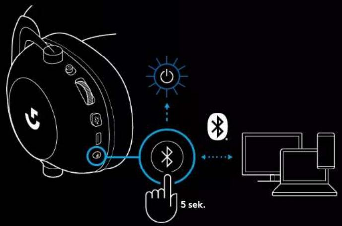 LOGITECH G PRO X 2 Lightspeed - TILSLUTNING AF HEADSET MED TRÅDL∅S LIGHTSPEED-ADAPTER - 1
