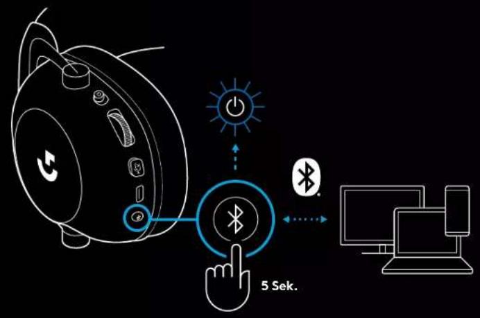 LOGITECH G PRO X 2 Lightspeed - PAIRING DES HEADSETS MIT DEM KABELLOSEN LIGHTSPEED ADAPTER - 1