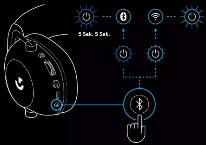 LOGITECH G PRO X 2 Lightspeed - BLUETOOTH PAIRING - 4