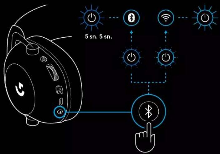 LOGITECH G PRO X 2 Lightspeed - BLUETOOTH EŞLEŞTİRME - 4