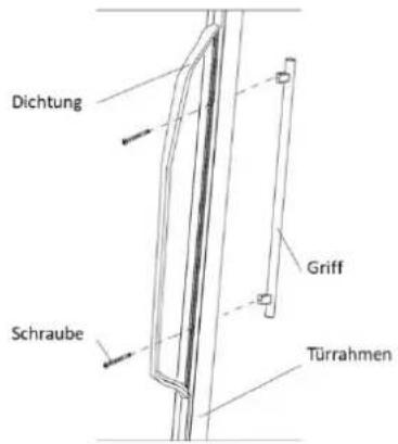 Dichtung Schraube Griff Türrahmen