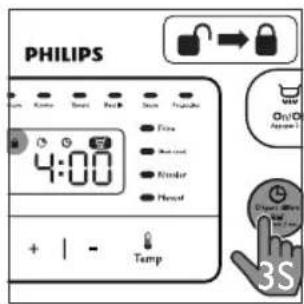 PHILIPS Viva Collection HD3158 - Setting up child lock - 1