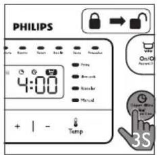 PHILIPS Viva Collection HD3158 - Configuration du verrouillage enfant - 2