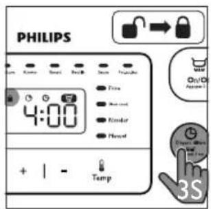 PHILIPS Viva Collection HD3158 - Configuration du verrouillage enfant - 1