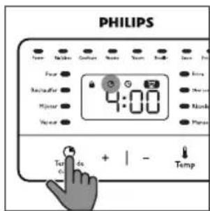 PHILIPS Viva Collection HD3158 - Adjusting the cooking time and temperature - 1