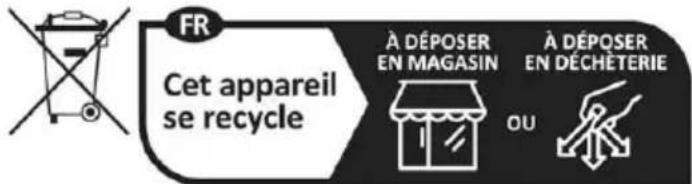 Efbe-Schott SC GB 906 IR - PROTECTION DE L'ENVIRONNEMENT - DIRECTIVE 2002/96/CE - 2