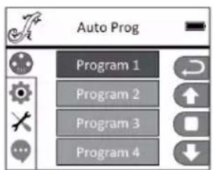 Cameo OPUS SP5 Plus - MODE DE FONCTIONNEMENT AUTONOME PROGRAMMES AUTO (Auto Prog) - 2