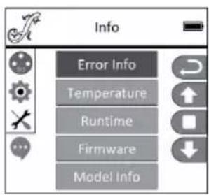 Cameo OPUS SP5 Plus - GERÄTEINFORMATIONEN (Info) - 1
