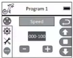 Program 1 Speed 000-100