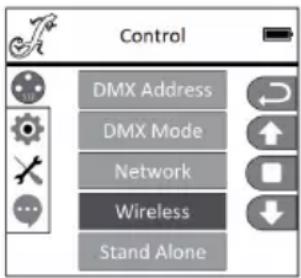 Cameo OPUS SP5 Plus - W-DMX EINSTELLUNGEN (Wireless) - 1