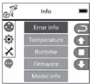 Cameo OPUS SP5 Plus - NFORMACIÓN DEL DISPOSITIVO (Info) - 1