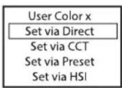 Cameo PIXBAR 400 IP G2 - ÉDITION DE PRESETS UTILISATEUR (Edit User Color) - 2