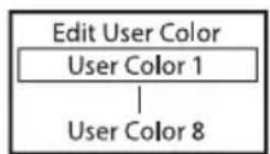 Cameo PIXBAR 400 IP G2 - USER-PRESETS EDITIEREN (Edit User Color) - 1