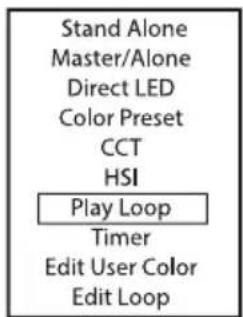 Cameo PIXBAR 400 IP G2 - MODO AUTÓNOMO. PLAY LOOP (Secuencias de color 1-8 de 8 pasos) - 2