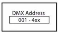 Cameo PIXBAR 400 IP G2 - DMX-STARTADRESSE EINSTELLEN (DMX Address) - 2