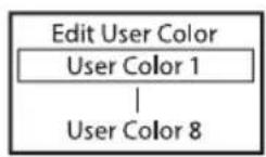 Cameo PIXBAR 400 IP G2 - EDITING USER-PRESETS (Edit User Color) - 3