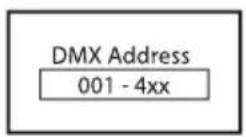 Cameo PIXBAR 400 IP G2 - AJUSTE DE LA DIRECCIÓN INICIAL DMX (DMX Address) - 2