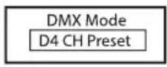 Cameo PIXBAR 400 IP G2 - Modes DMX avec canal de retard DMX : - 2