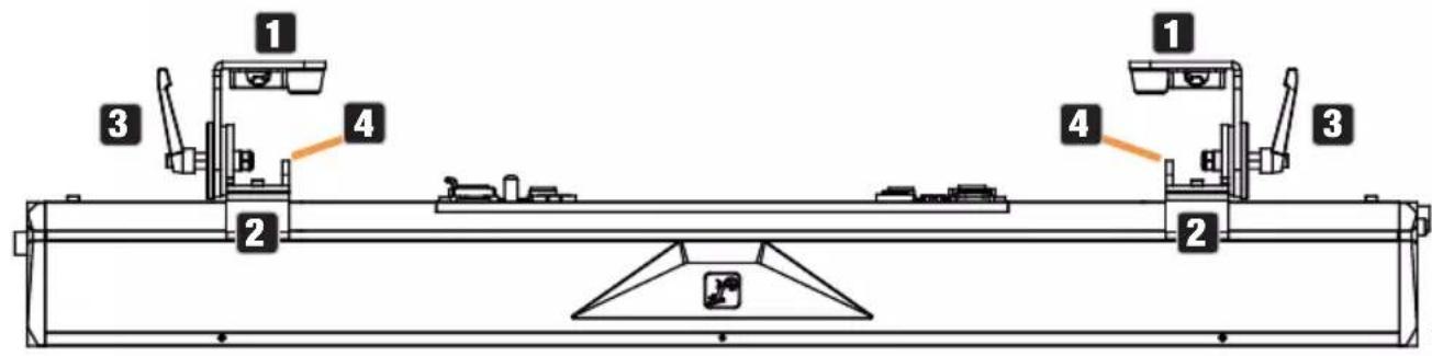 Cameo PIXBAR 400 IP G2 - MONTAJE DE UNA BARRA PIXBAR® EN UN TRUSS - 1