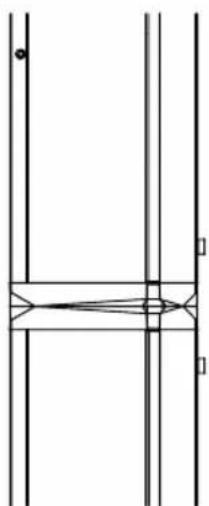 Cameo PIXBAR 400 IP G2 - MONTAGE VERTICAL SUSPENDU SUR BARRE TRANSVERSALE - 4
