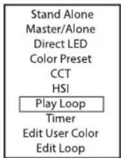 Cameo PIXBAR 400 IP G2 - STAND-ALONE OPERATION MODE PLAY LOOP (8-step colour sequences 1 - 8) - 2