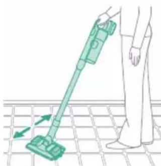 PHILIPS Aqua Plus XC8057 - Vacuuming while mopping hard floors - 7