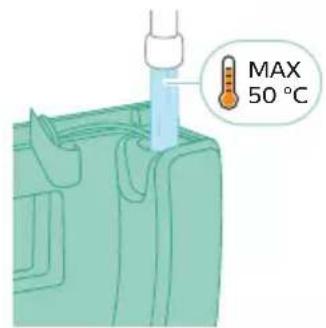 PHILIPS Aqua Plus XC8057 - Vedlikehold av vannbeholderen - 1