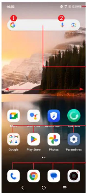 16:53 ① G ② Next Asa Surk Gesecinla... Opti-let Google Play Store Photos Paramètres