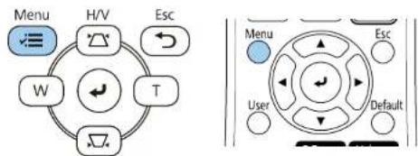 Menu H/V Esc W T Menu Esc User Default