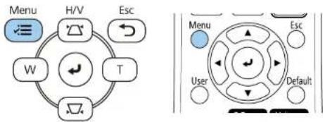 Menu H/V Esc W T Menu Esc User Default