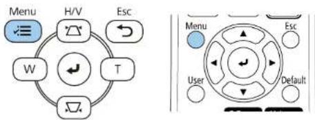 Menu H/V Esc W T Menu Esc User Default