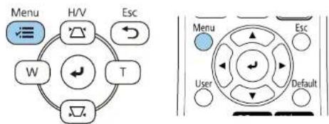 Menu H/V Esc W T Menu Esc User Default
