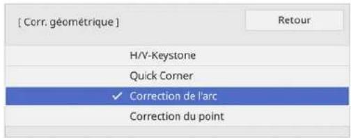 [ Corr. géométrique ] H/Y-Keystone Quick Corner ✓ Correction de l'arc Correction du point