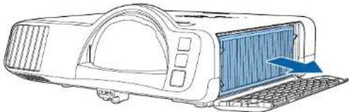EPSON EB-L210SW - Maintenance du filtre à air et des grilles d'aération - 2