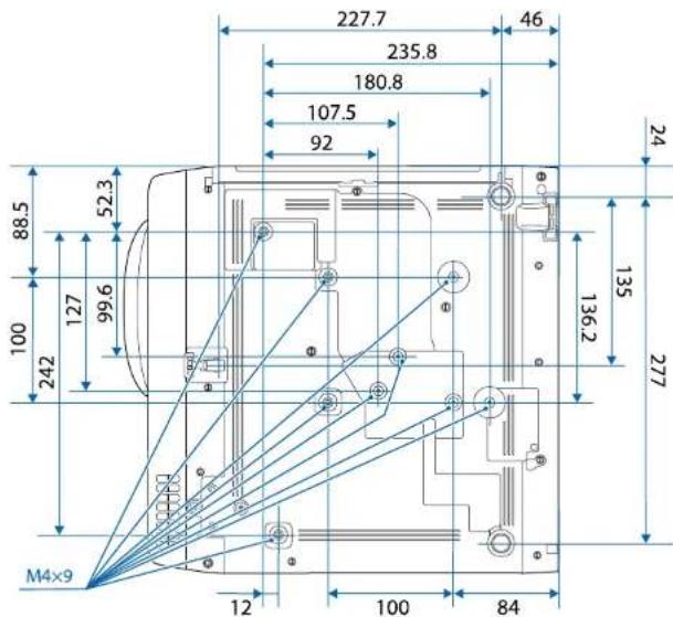 227.7 46 235.8 180.8 107.5 92 88.5 52.3 100 127 99.6 242 136.2 135 277 M4×9 12 100 84