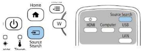 Home W Source Search HDMI Computer USB LAN
