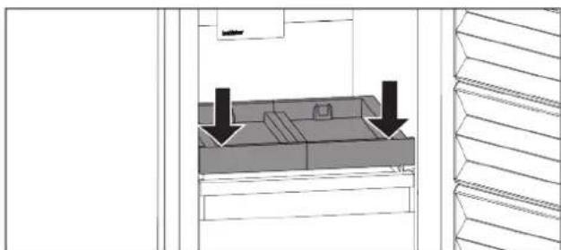 LIEBHERR XRFSF5240 - Mise en place du compartiment coulissant avec IceTower - 2