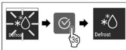 LIEBHERR XRFSF5240 - Interrompre le cycle de dégivrage - 1