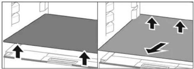 LIEBHERR XRFSF5240 - Déplacer/sortir les tablettes de rangement - 3