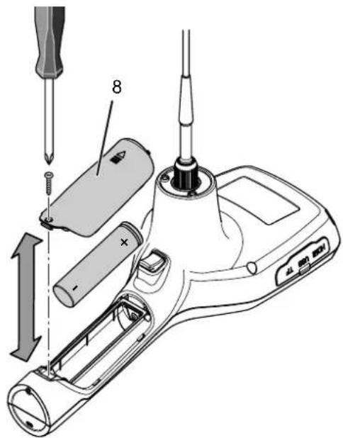TROTEC VSC106 - Mise en place de la batterie - 1