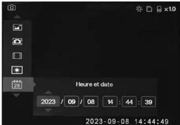 TROTEC VSC106 - Réglage de la date et de l'heure - 1