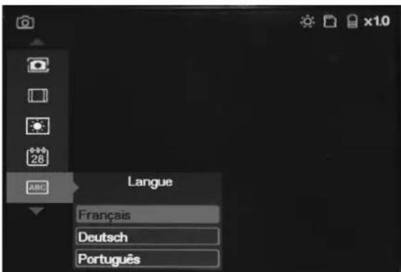 TROTEC VSC106 - Réglage de la langue - 1