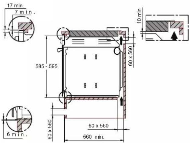 BERTAZZONI F609HEREKTAC - INSTALLATION SOUS PLAN DE CUISSON - 1