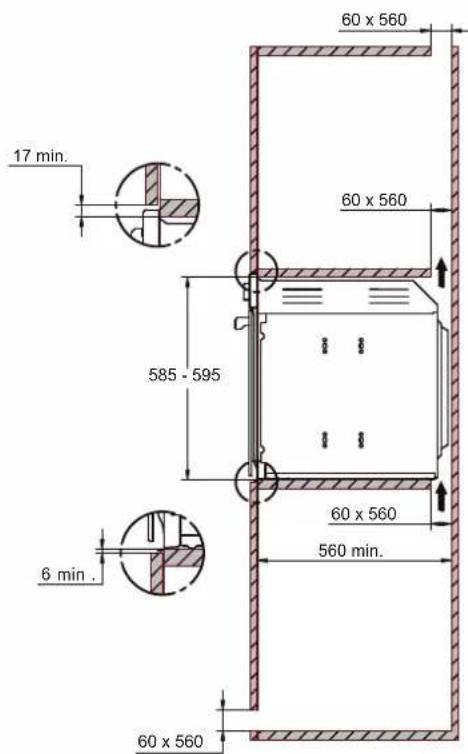 BERTAZZONI F609HEREKTAC - INSTALLING THE OVEN IN A TALL APPLIANCE HOUSING - 3